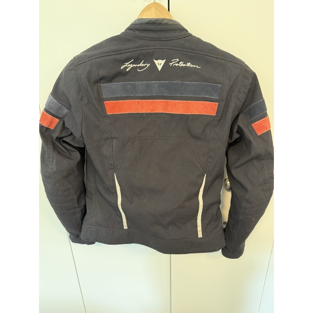 Dainese Codice Controllo Black Motorcycle Jacket Padded Armor Size 46 READ - Picture 2 of 16